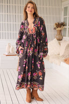  JAASE | MONARCH BLOOM BOHEME MIDI DRESS | Bohemian Love Runway