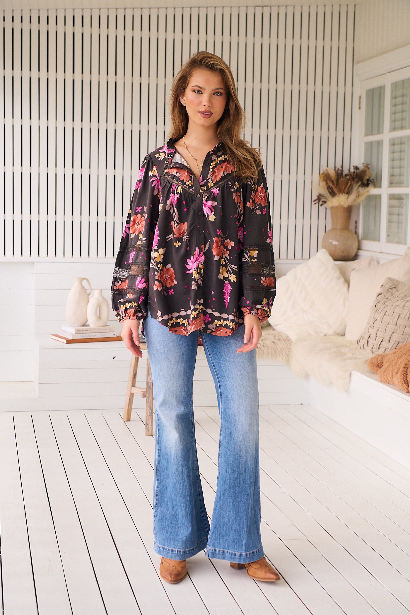  JAASE | MONARCH BLOOM ELIZA BLOUSE | Bohemian Love Runway