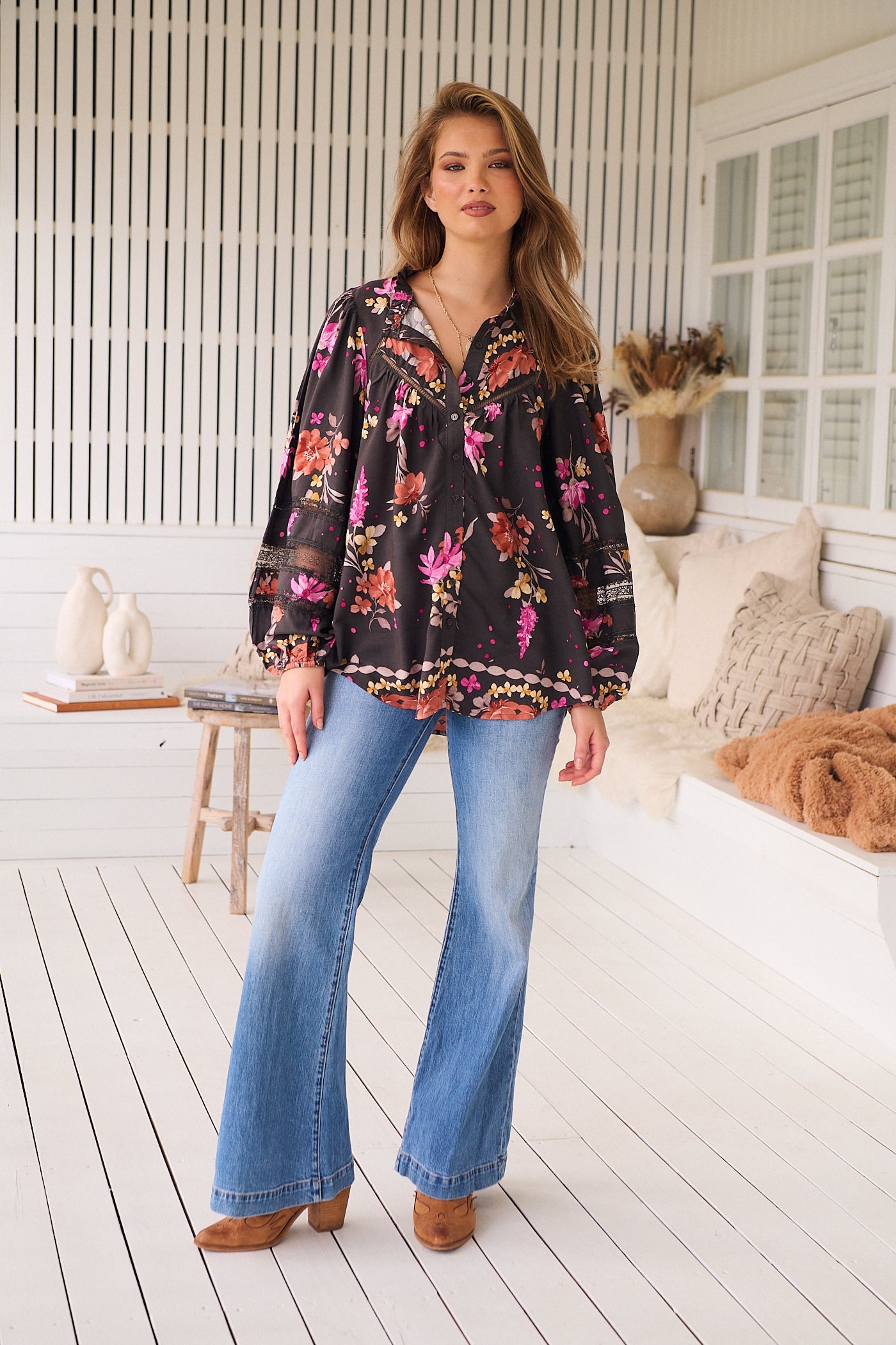  JAASE | MONARCH BLOOM ELIZA BLOUSE | Bohemian Love Runway