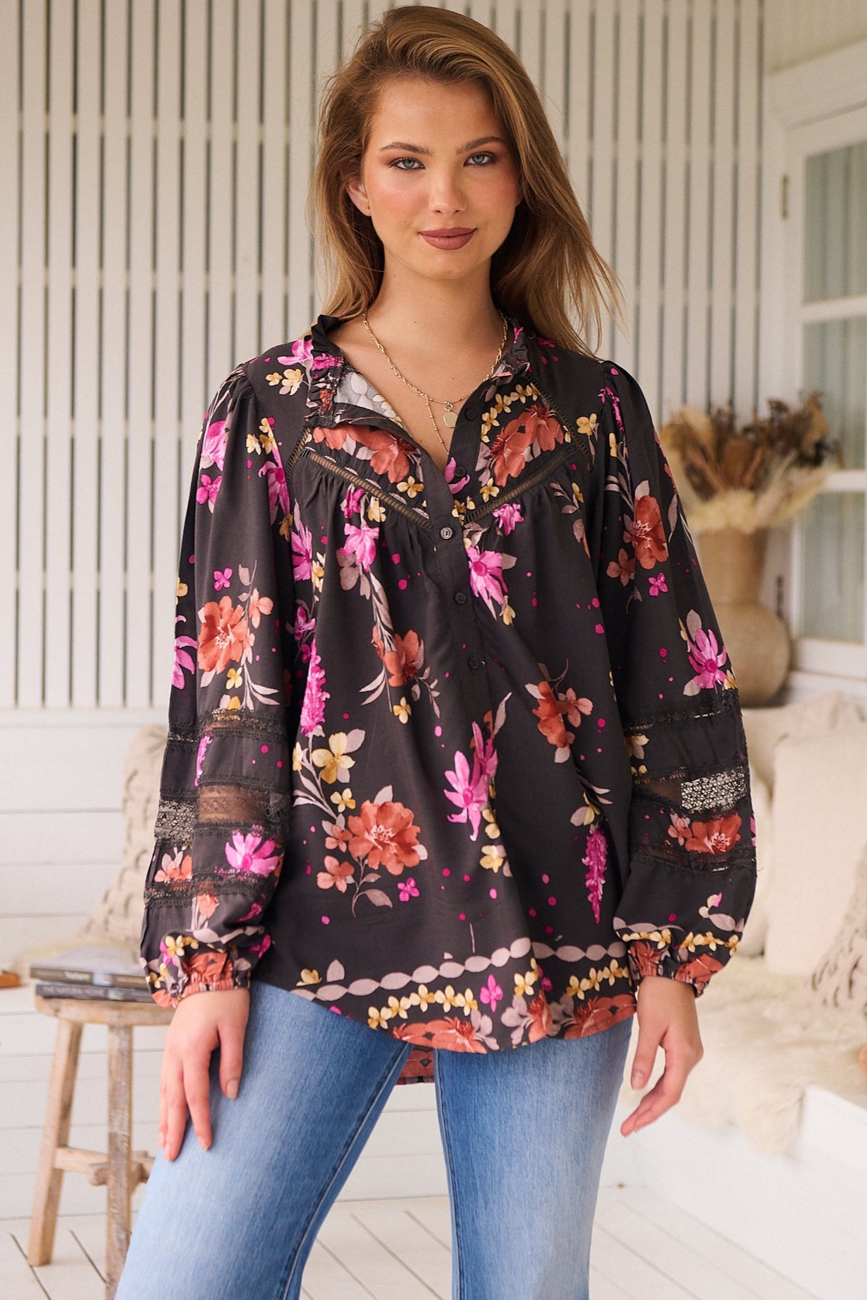  JAASE | MONARCH BLOOM ELIZA BLOUSE | Bohemian Love Runway