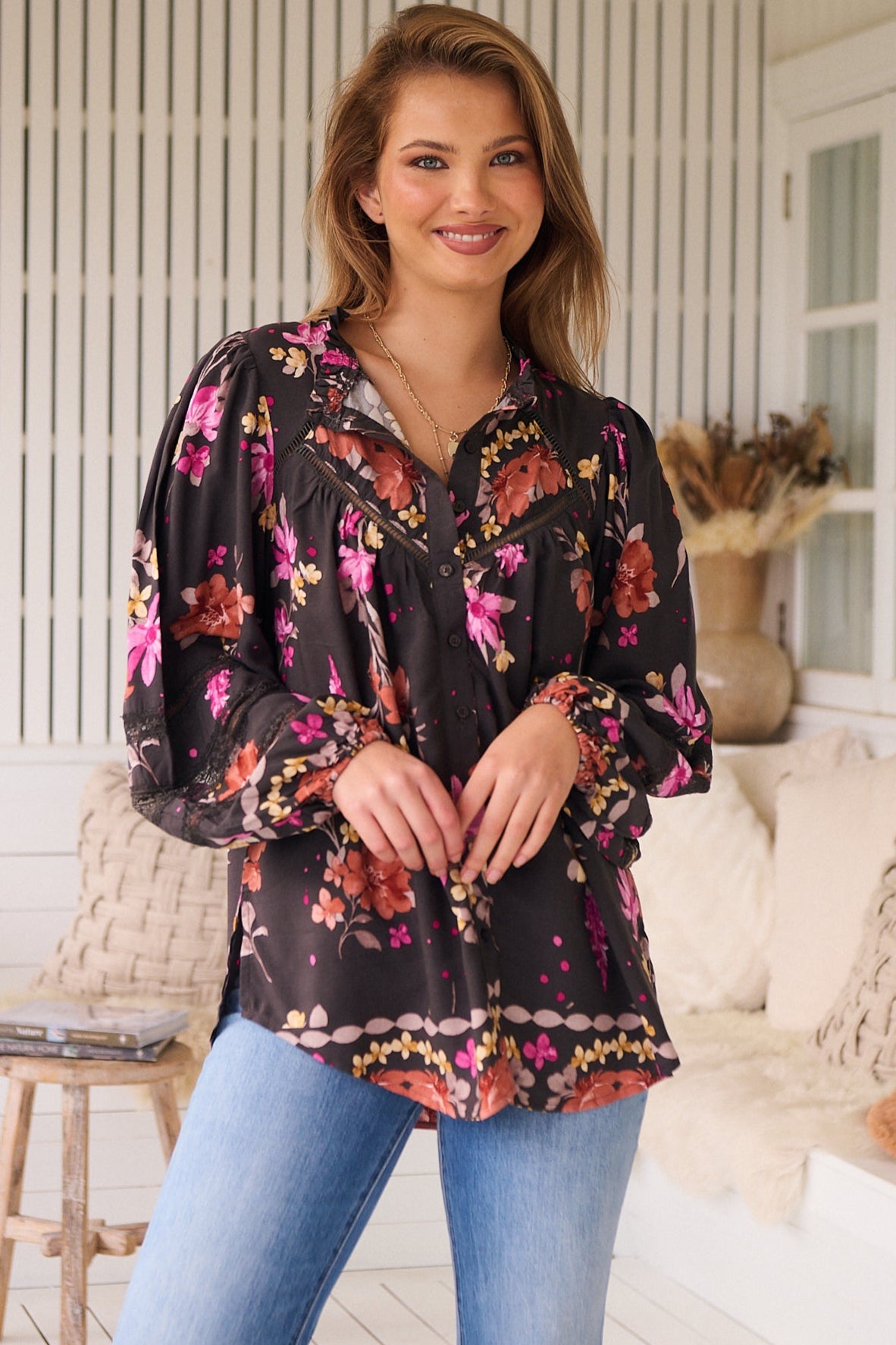  JAASE | MONARCH BLOOM ELIZA BLOUSE | Bohemian Love Runway