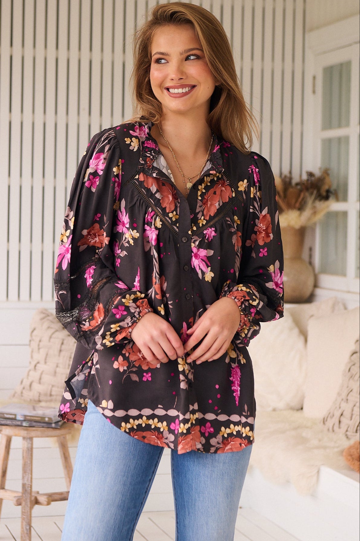  JAASE | MONARCH BLOOM ELIZA BLOUSE | Bohemian Love Runway