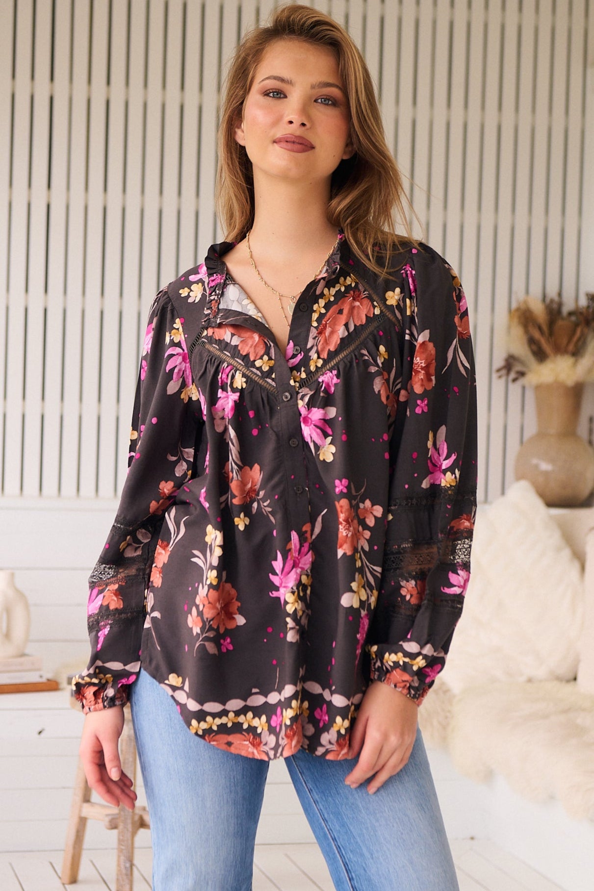  JAASE | MONARCH BLOOM ELIZA BLOUSE | Bohemian Love Runway