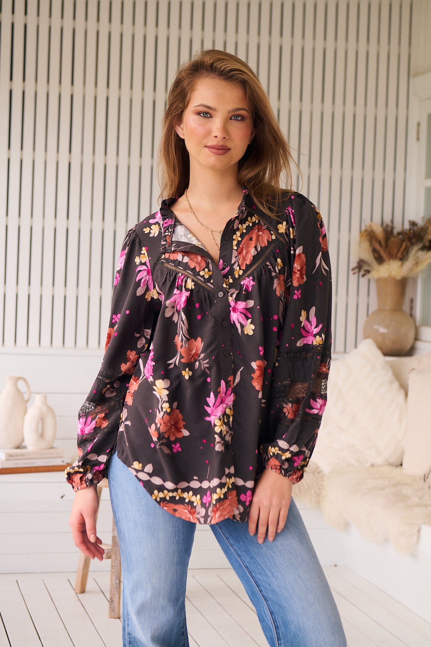  JAASE | MONARCH BLOOM ELIZA BLOUSE | Bohemian Love Runway