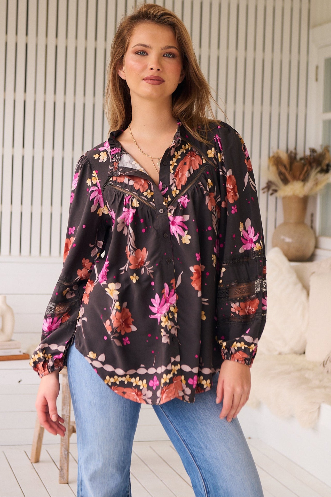  JAASE | MONARCH BLOOM ELIZA BLOUSE | Bohemian Love Runway