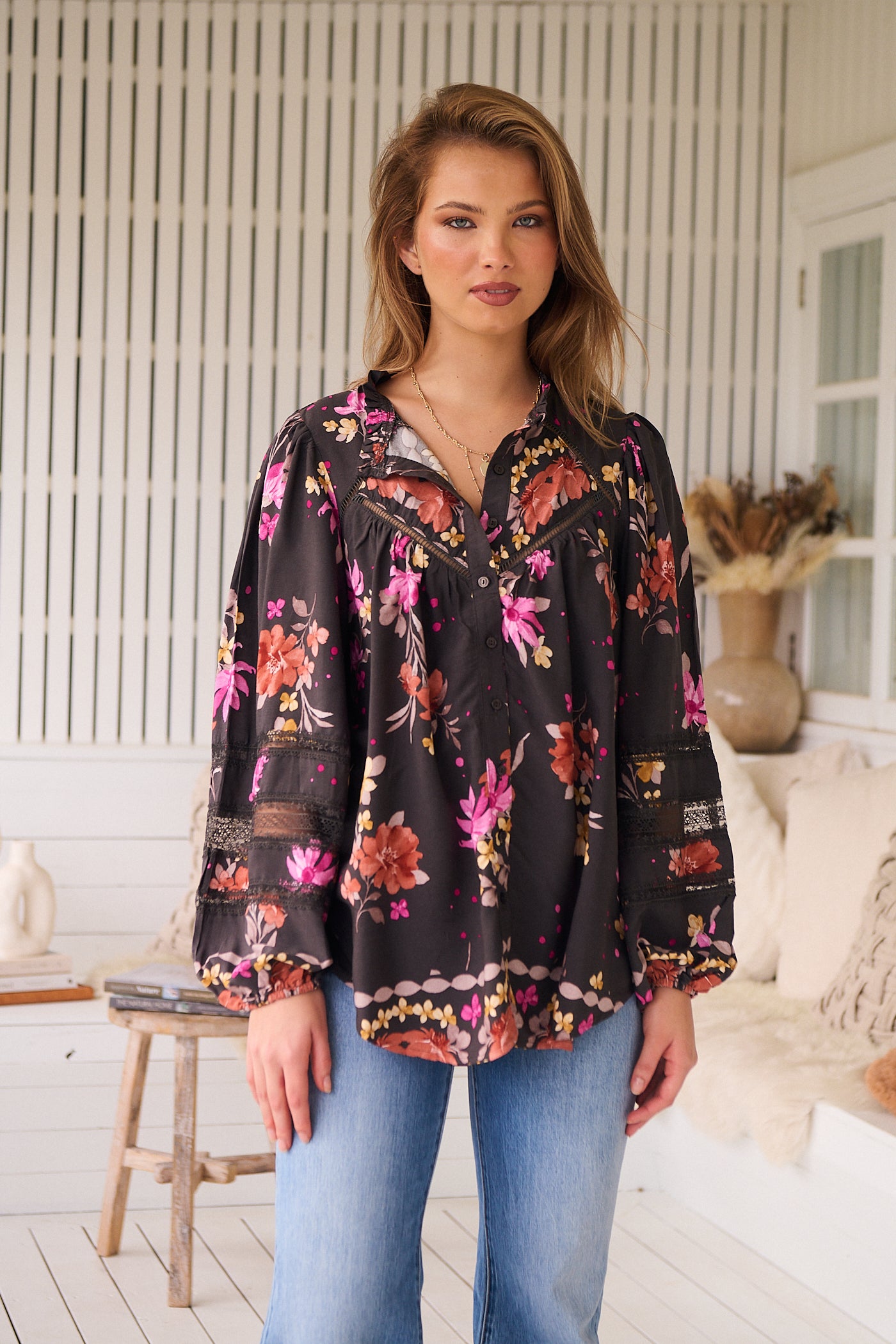  JAASE | MONARCH BLOOM ELIZA BLOUSE | Bohemian Love Runway