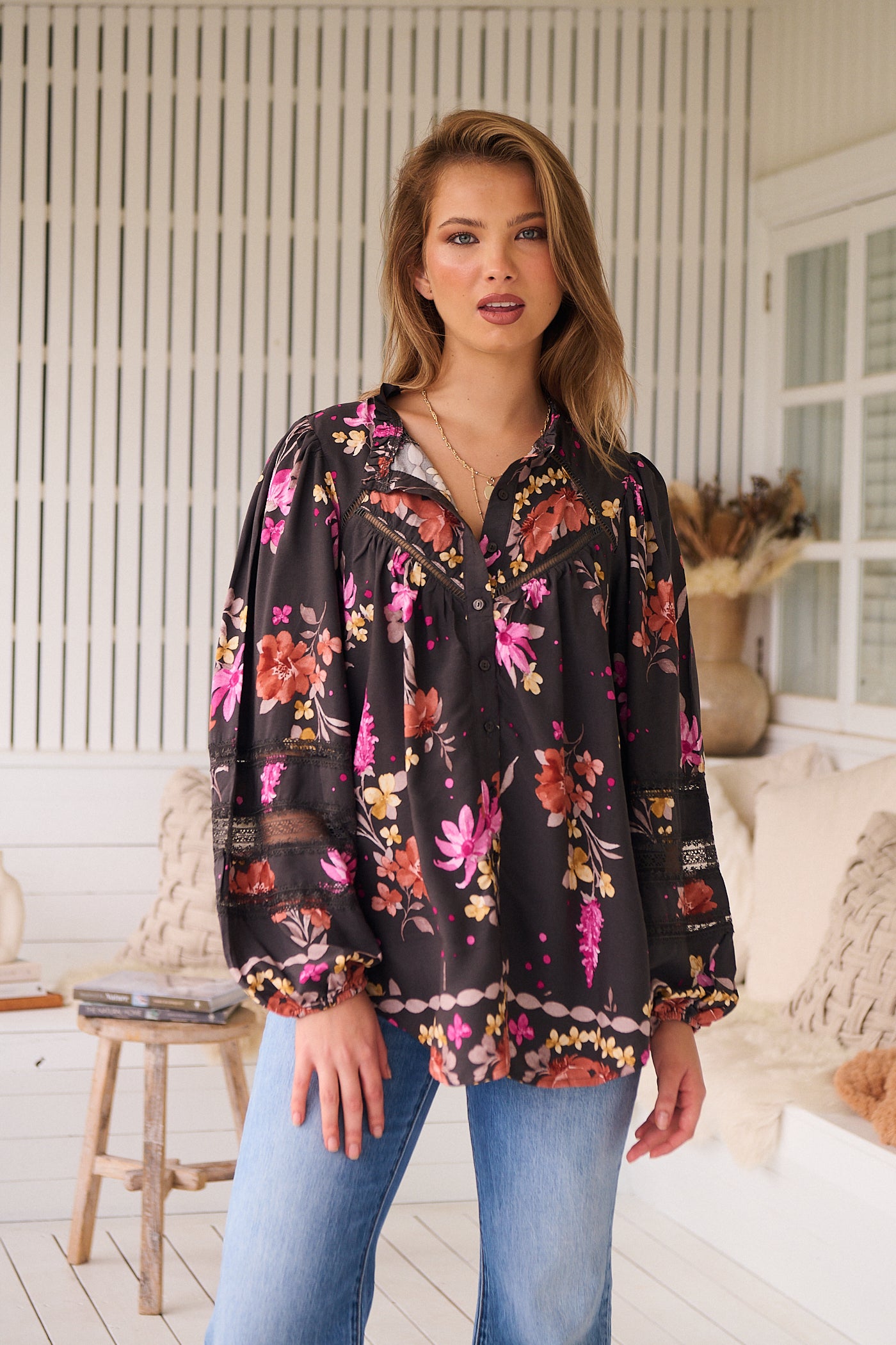  JAASE | MONARCH BLOOM ELIZA BLOUSE | Bohemian Love Runway