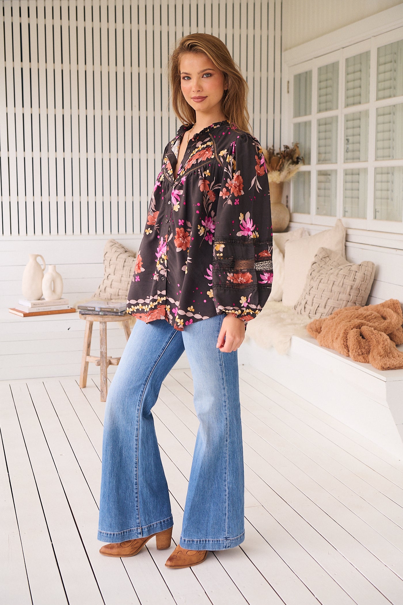  JAASE | MONARCH BLOOM ELIZA BLOUSE | Bohemian Love Runway