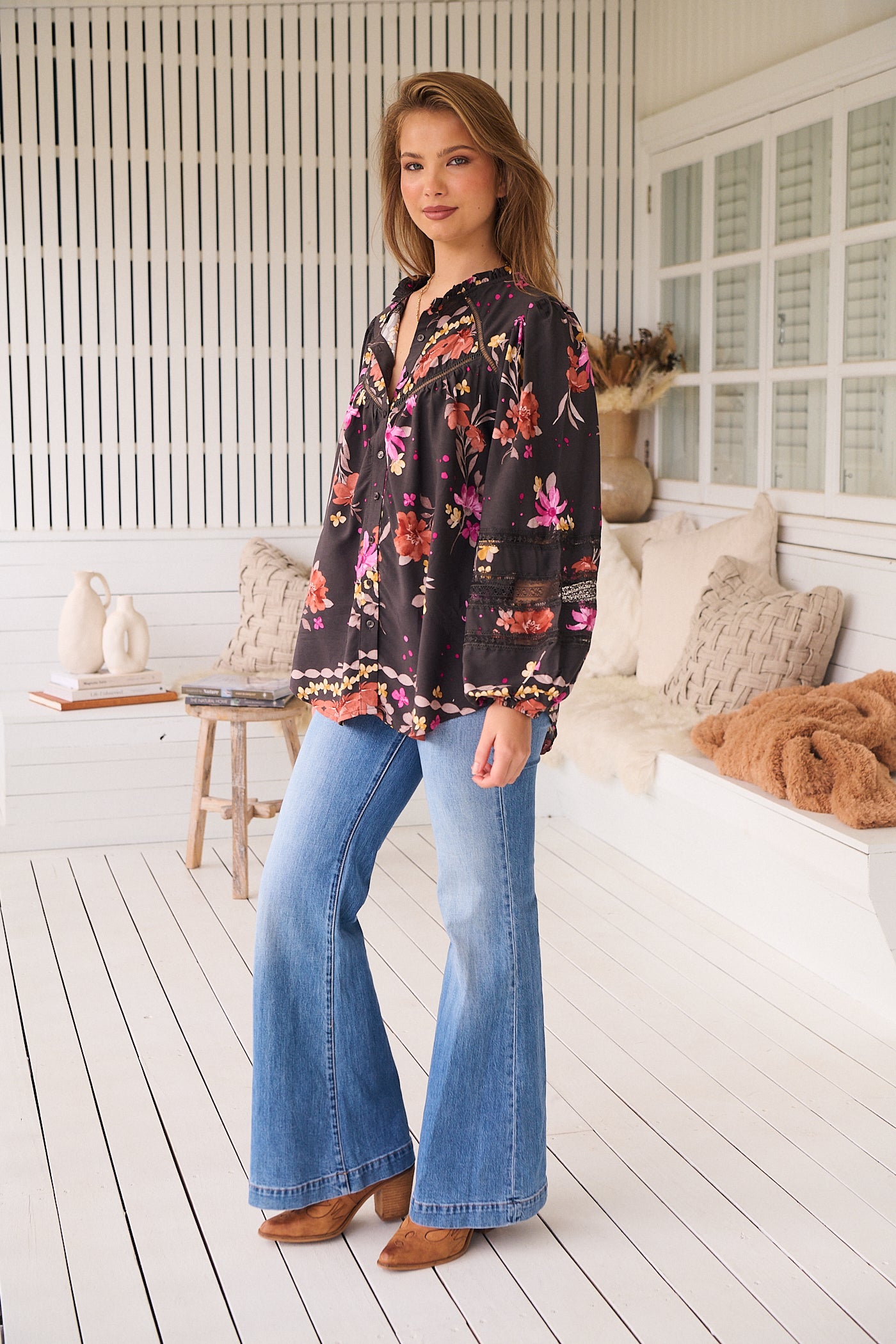  JAASE | MONARCH BLOOM ELIZA BLOUSE | Bohemian Love Runway