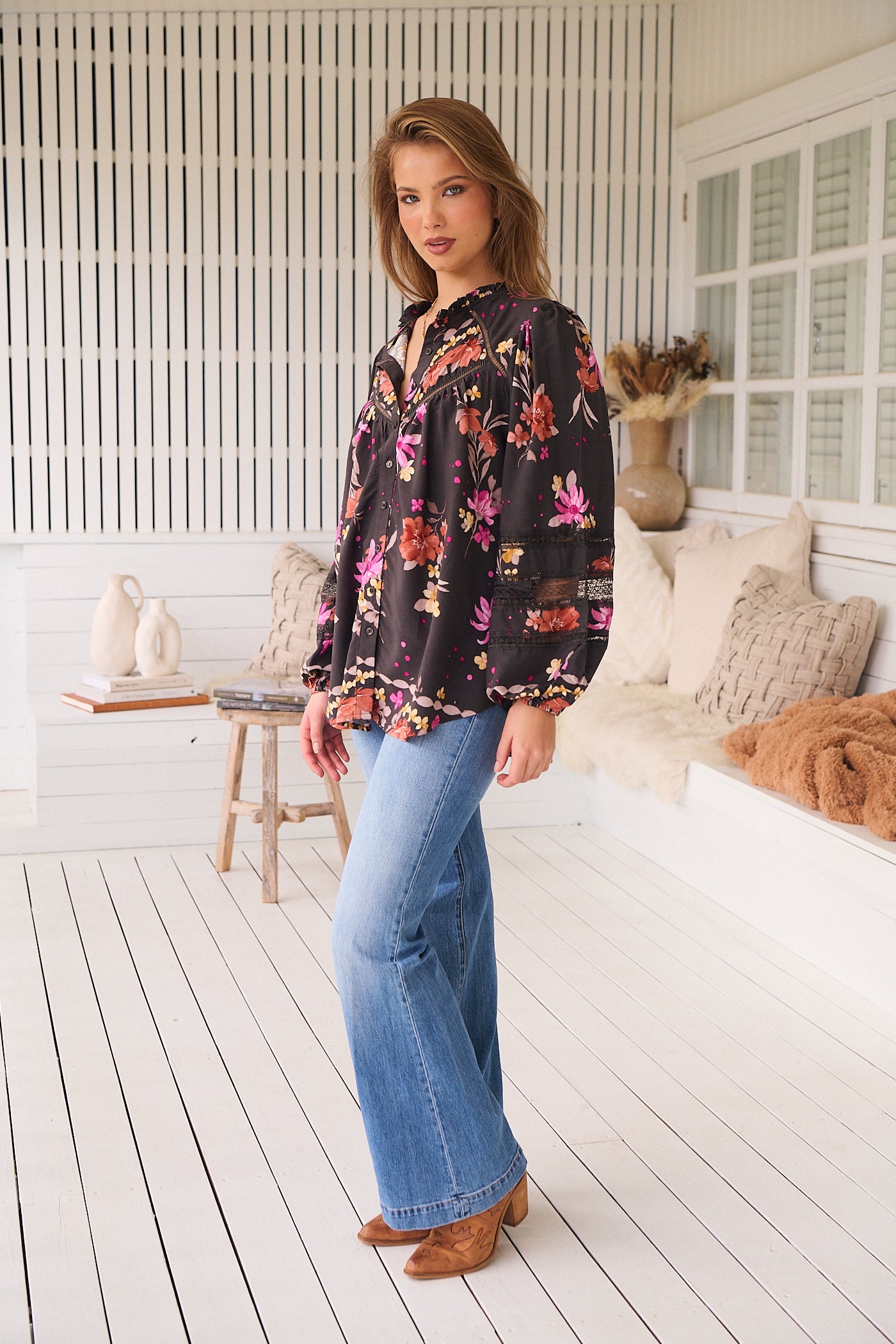  JAASE | MONARCH BLOOM ELIZA BLOUSE | Bohemian Love Runway