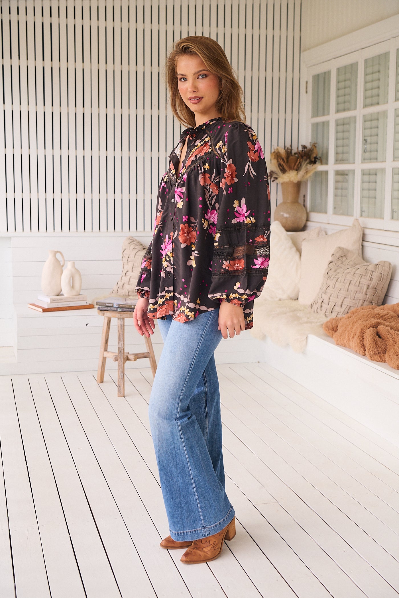  JAASE | MONARCH BLOOM ELIZA BLOUSE | Bohemian Love Runway