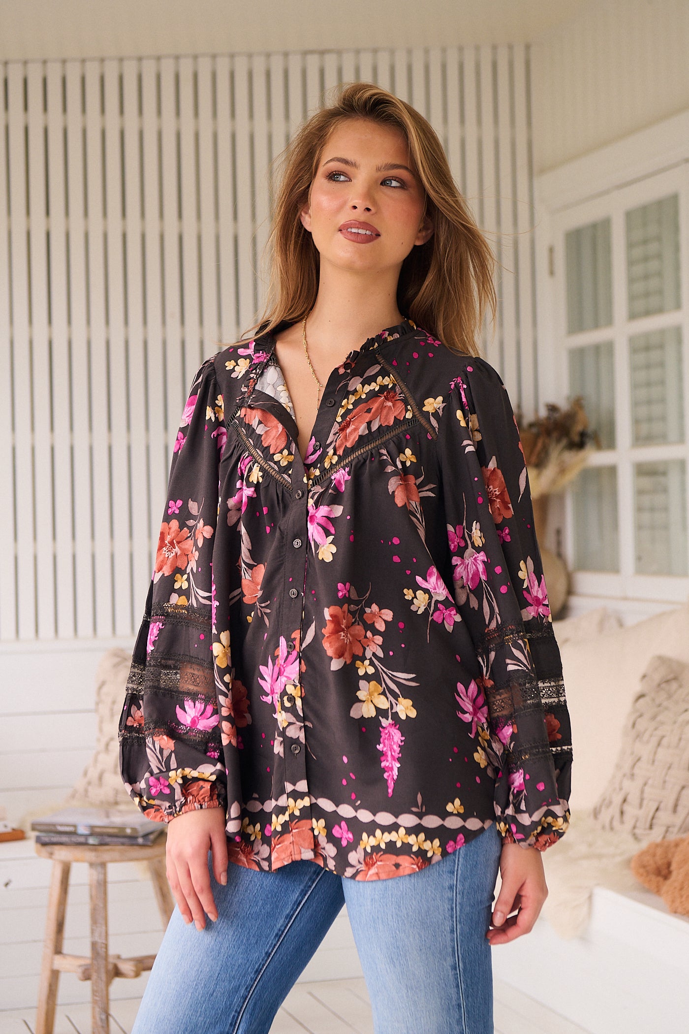  JAASE | MONARCH BLOOM ELIZA BLOUSE | Bohemian Love Runway