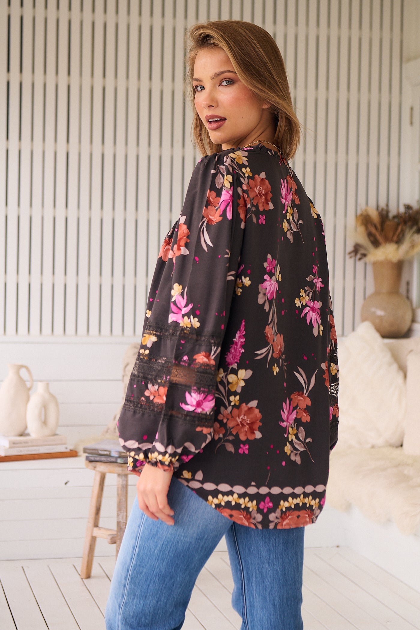  JAASE | MONARCH BLOOM ELIZA BLOUSE | Bohemian Love Runway