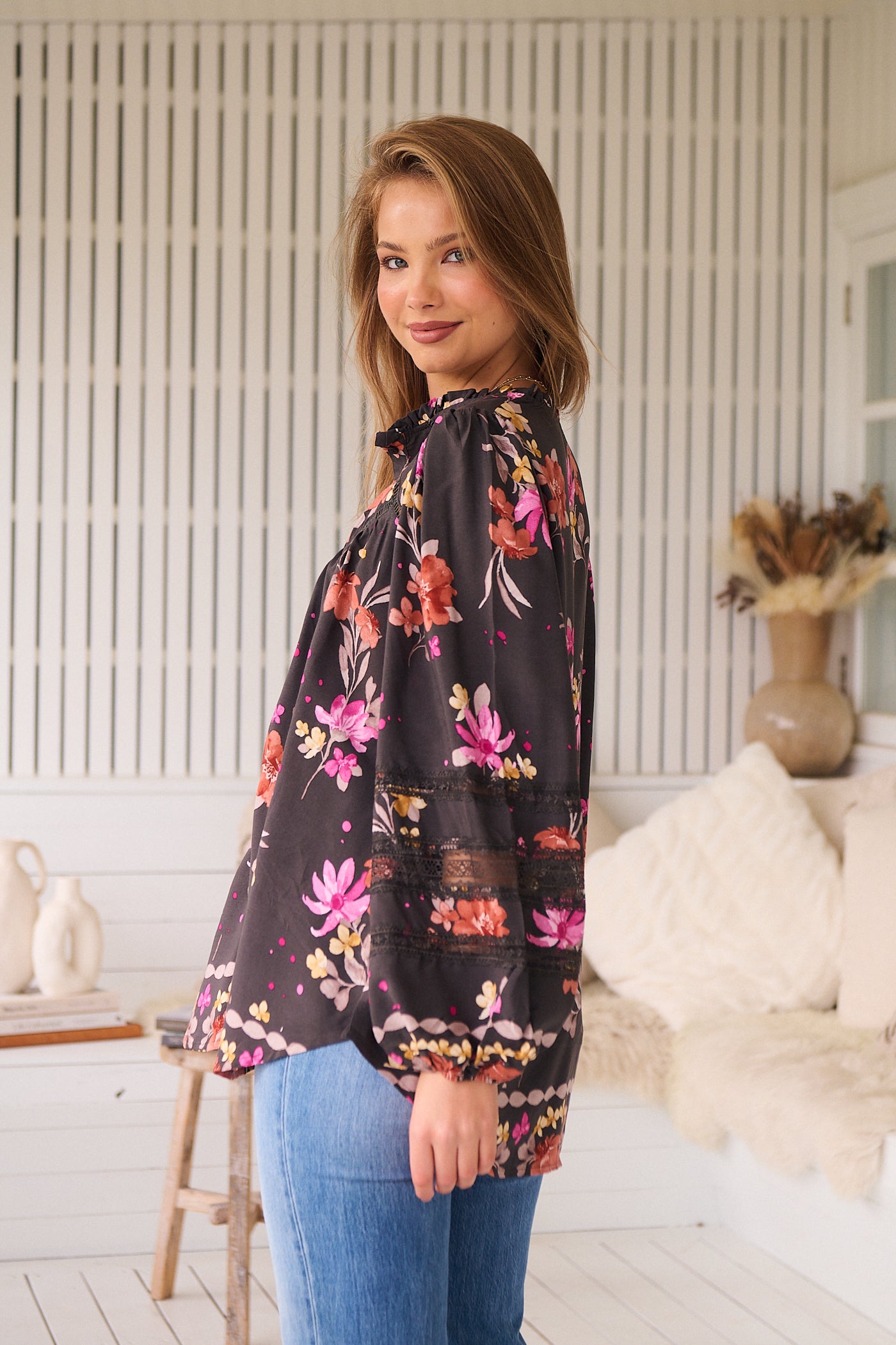  JAASE | MONARCH BLOOM ELIZA BLOUSE | Bohemian Love Runway