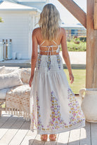  JAASE | DAYLILIES WHITE LINEN AURELIA CROP TOP | Bohemian Love Runway