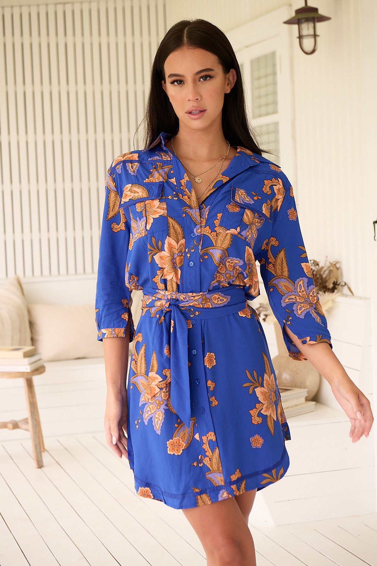  JAASE | MARIBELLA BEVERLEY SHIRT DRESS | Bohemian Love Runway