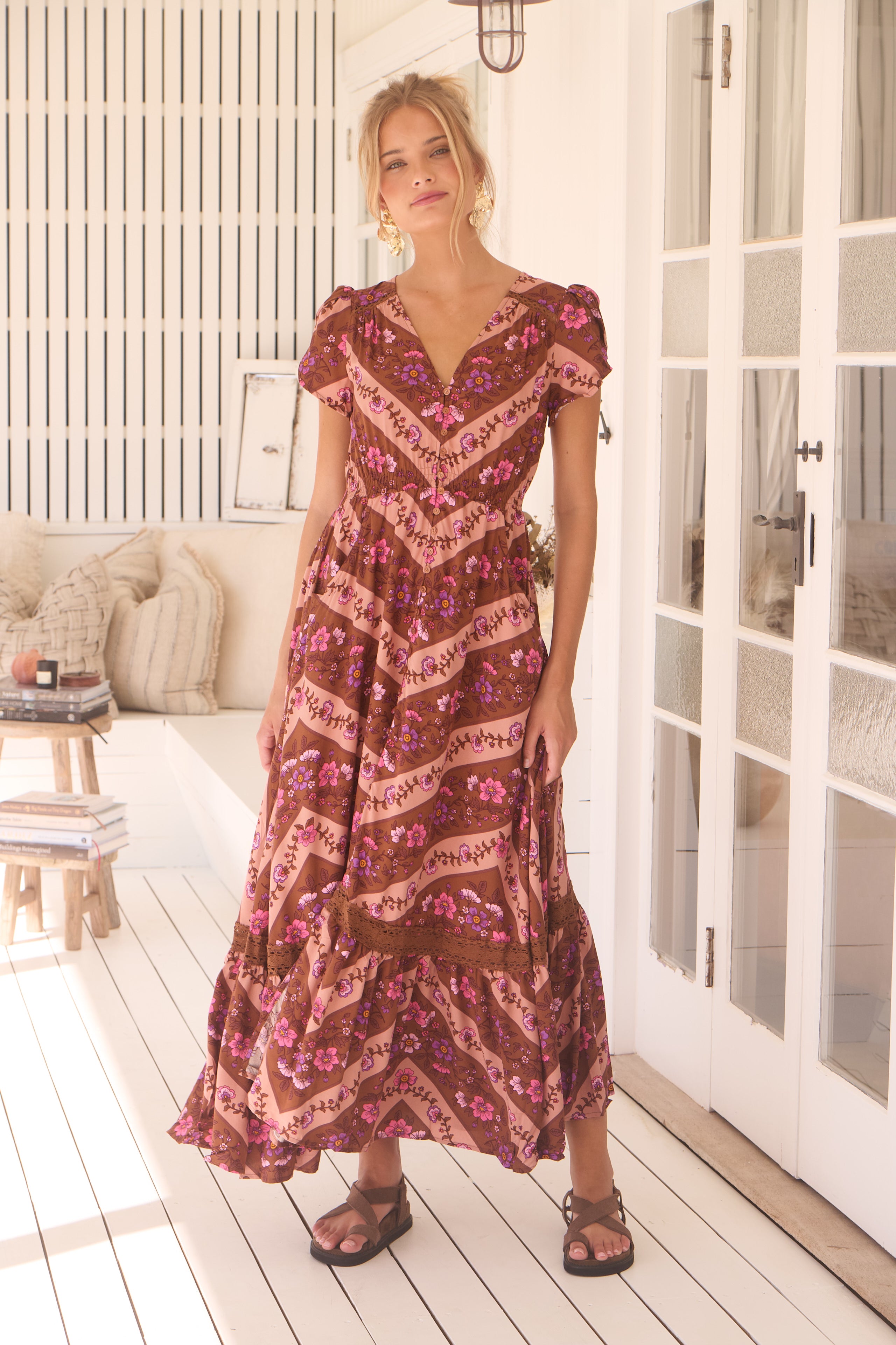  JAASE | SAVANNAH CARMEN MAXI DRESS | Bohemian Love Runway