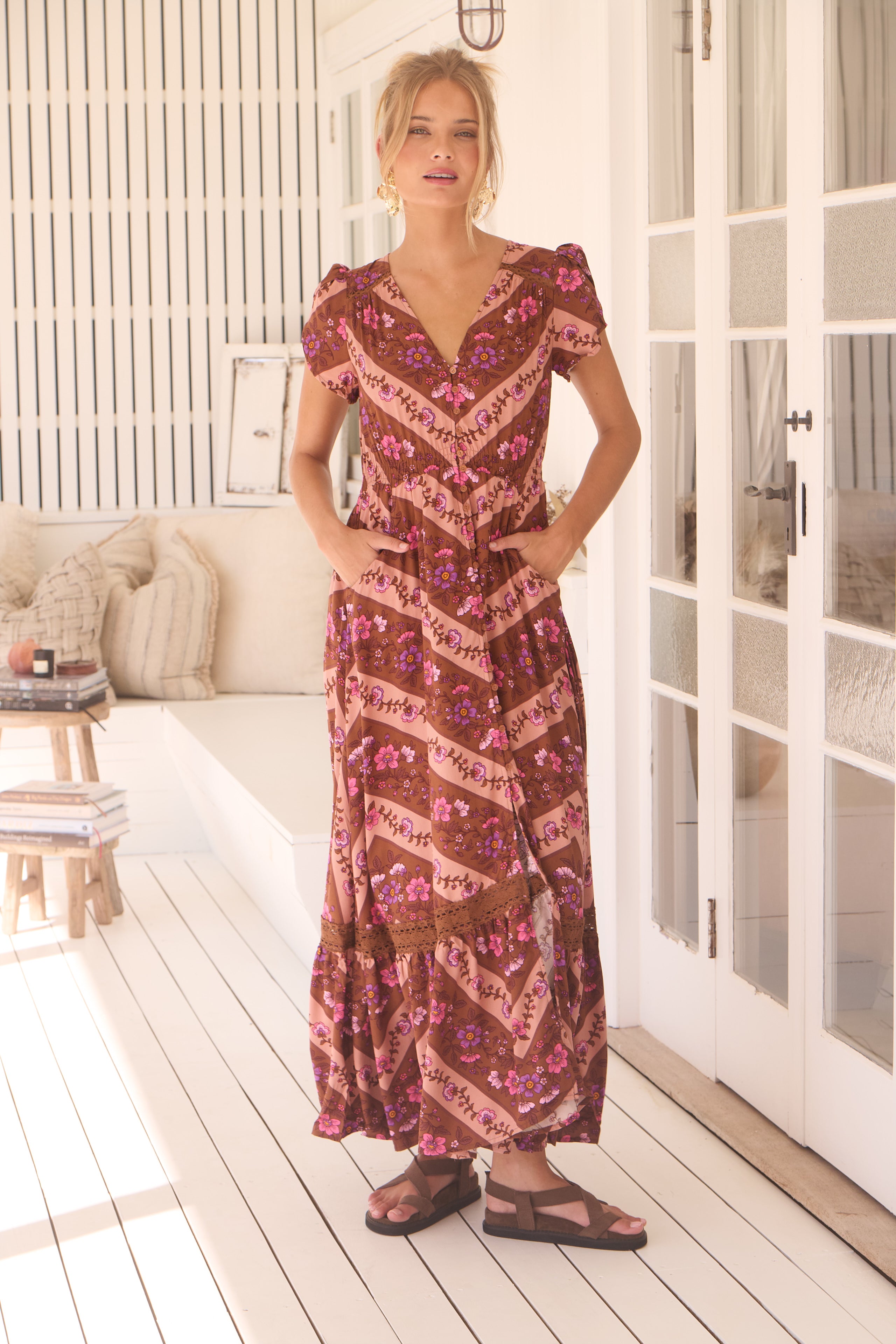  JAASE | SAVANNAH CARMEN MAXI DRESS | Bohemian Love Runway