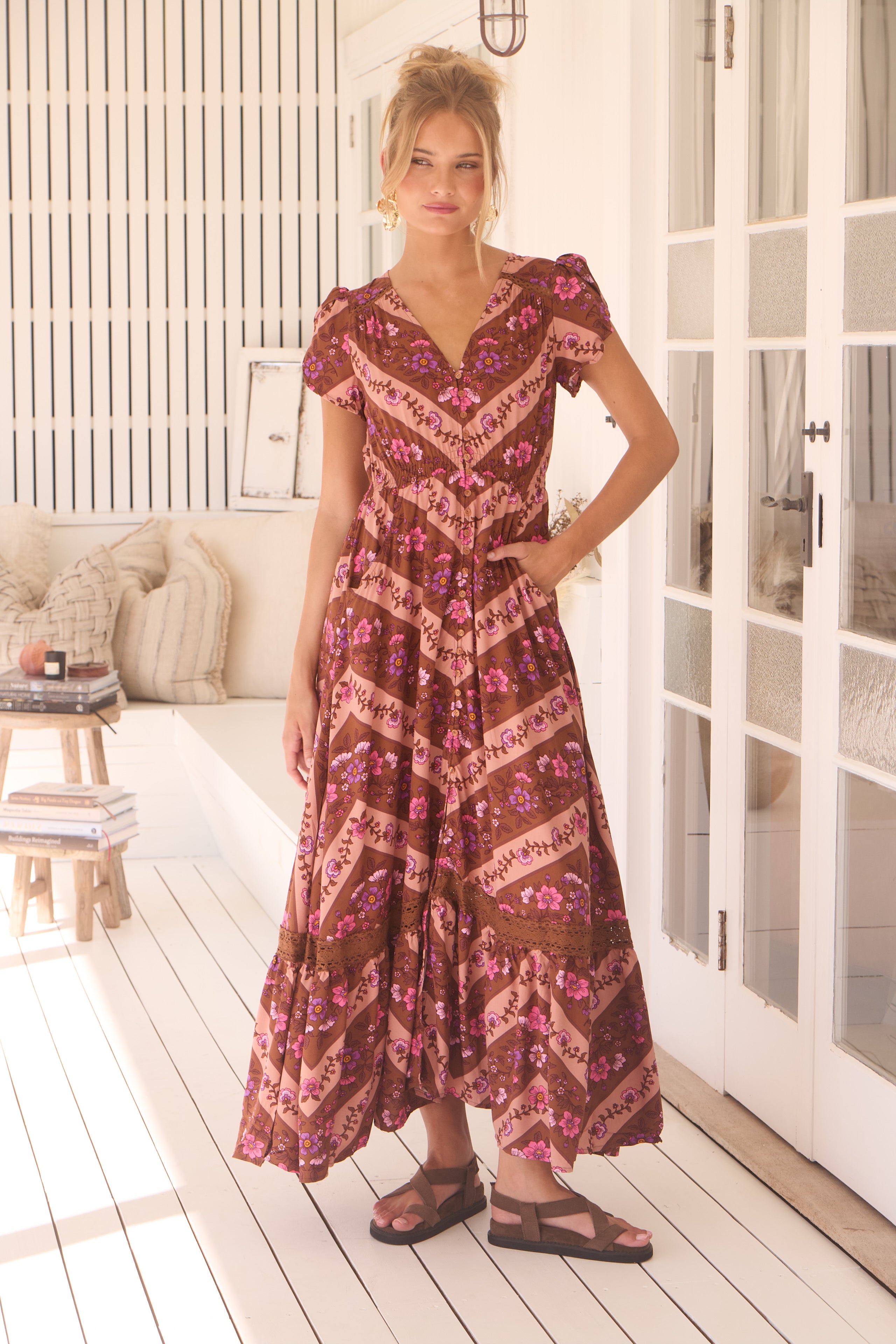  JAASE | SAVANNAH CARMEN MAXI DRESS | Bohemian Love Runway