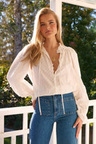  JAASE | CLARA BLOUSE EMBROIDERED WHITE | Bohemian Love Runway