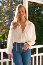  JAASE | CLARA BLOUSE EMBROIDERED WHITE | Bohemian Love Runway