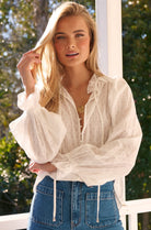  JAASE | CLARA BLOUSE EMBROIDERED WHITE | Bohemian Love Runway