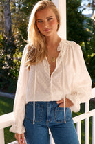  JAASE | CLARA BLOUSE EMBROIDERED WHITE | Bohemian Love Runway