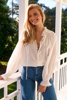  JAASE | CLARA BLOUSE EMBROIDERED WHITE | Bohemian Love Runway