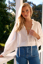  JAASE | CLARA BLOUSE EMBROIDERED WHITE | Bohemian Love Runway