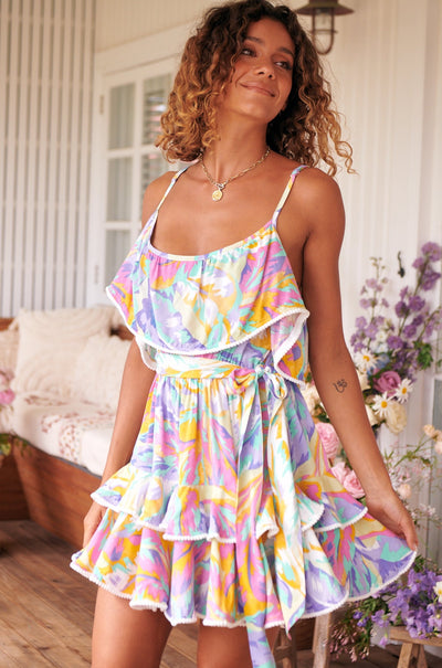 JAASE | BAHAMAS CARLOTTA MINI DRESS | Bohemian Love Runway