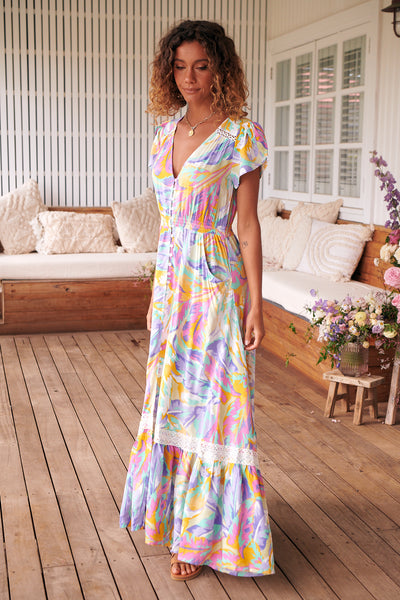 JAASE | BAHAMAS CARMEN MAXI DRESS | Bohemian Love Runway