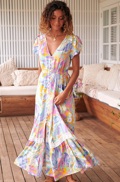 JAASE | BAHAMAS CARMEN MAXI DRESS | Bohemian Love Runway