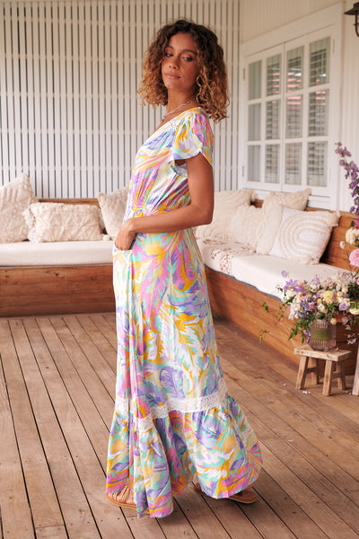 JAASE | BAHAMAS CARMEN MAXI DRESS | Bohemian Love Runway