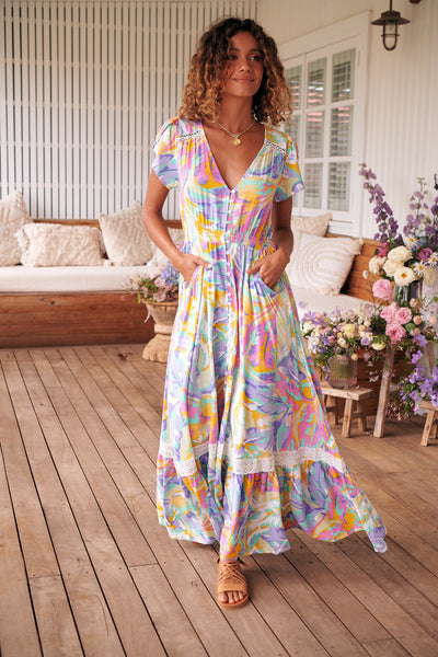 JAASE | BAHAMAS CARMEN MAXI DRESS | Bohemian Love Runway