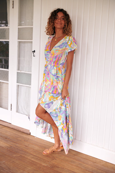 JAASE | BAHAMAS CARMEN MAXI DRESS | Bohemian Love Runway