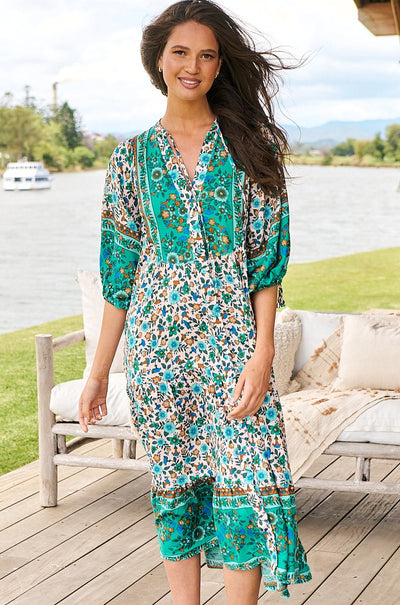 JAASE | BELOVED RIA MIDI DRESS | Bohemian Love Runway