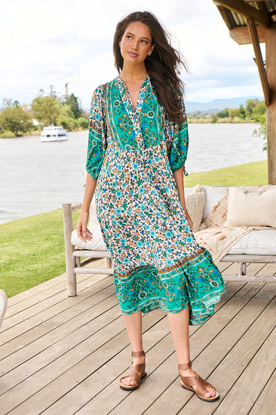 JAASE | BELOVED RIA MIDI DRESS | Bohemian Love Runway