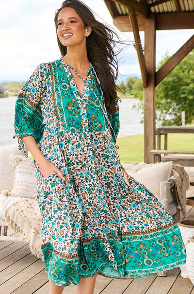 JAASE | BELOVED RIA MIDI DRESS | Bohemian Love Runway
