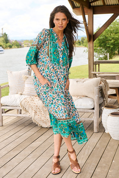 JAASE | BELOVED RIA MIDI DRESS | Bohemian Love Runway