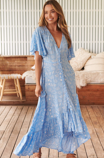 JAASE | SEASHELL COVE GRACIE MAXI DRESS | Bohemian Love Runway