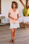 JAASE | PEACH ISLAND ELLA BLOUSE | Bohemian Love Runway