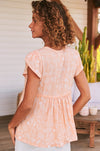JAASE | PEACH ISLAND ELLA BLOUSE | Bohemian Love Runway