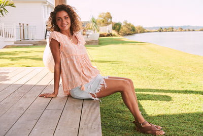 JAASE | PEACH ISLAND ELLA BLOUSE | Bohemian Love Runway