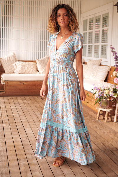 JAASE | LAILAH CARMEN MAXI DRESS | Bohemian Love Runway