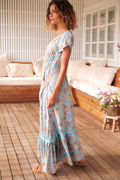 JAASE | LAILAH CARMEN MAXI DRESS | Bohemian Love Runway
