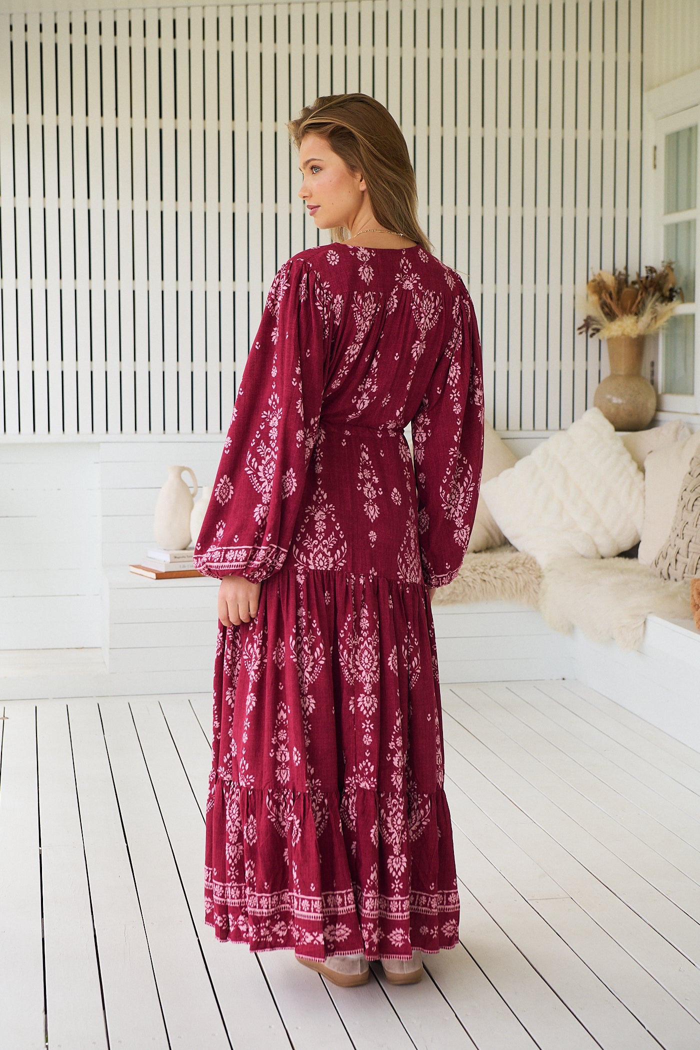  JAASE | RHUBARB KIVA TERESA MAXI DRESS | Bohemian Love Runway