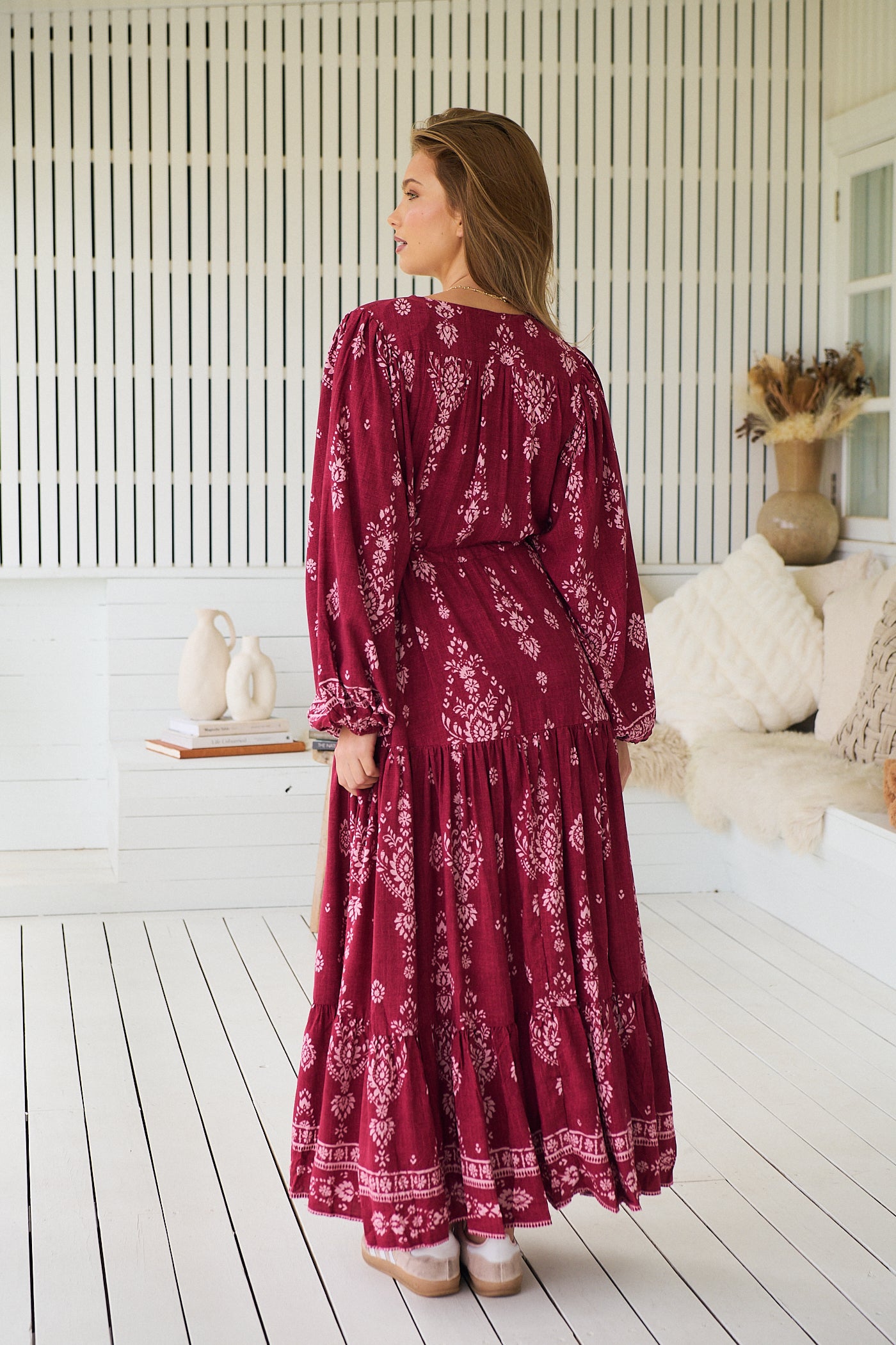  JAASE | RHUBARB KIVA TERESA MAXI DRESS | Bohemian Love Runway
