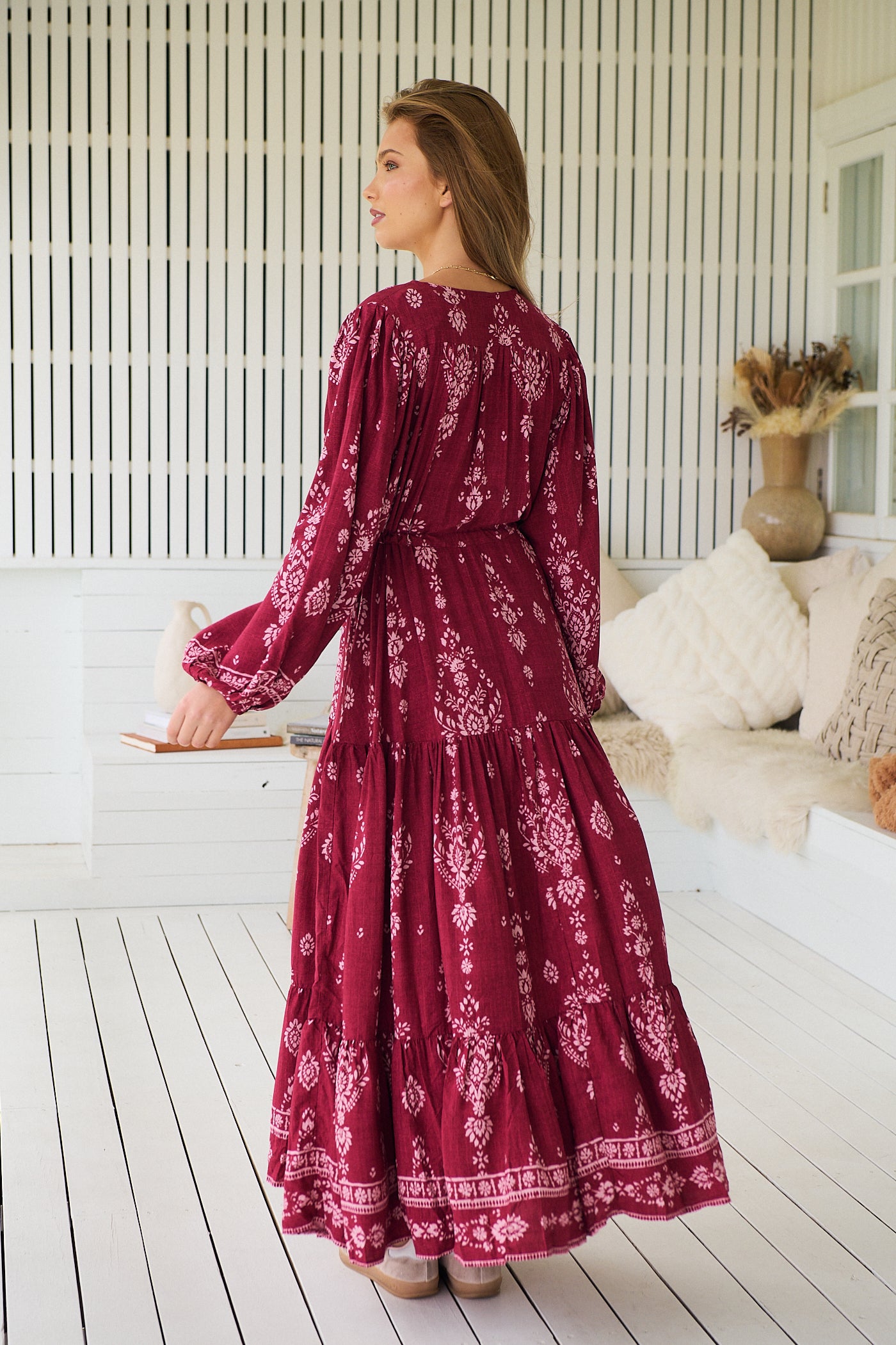  JAASE | RHUBARB KIVA TERESA MAXI DRESS | Bohemian Love Runway