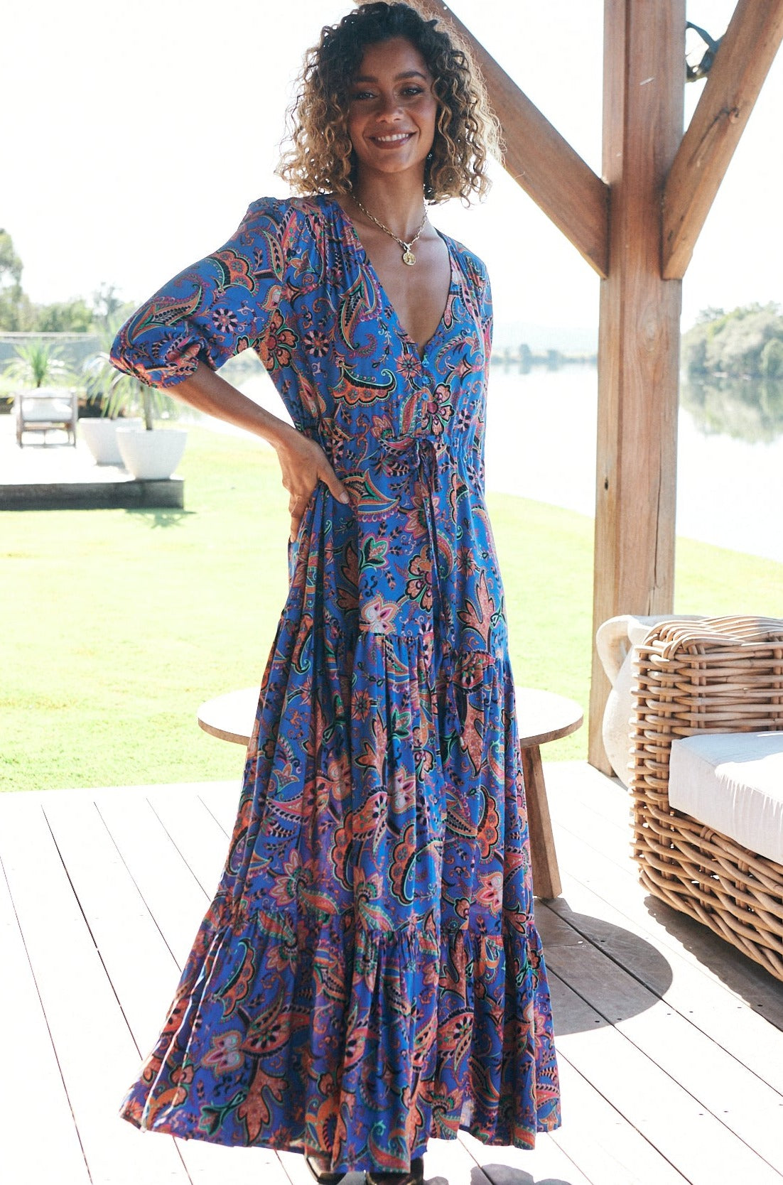 NIRVANA TESSA MAXI DRESS | Bohemian Love Runway