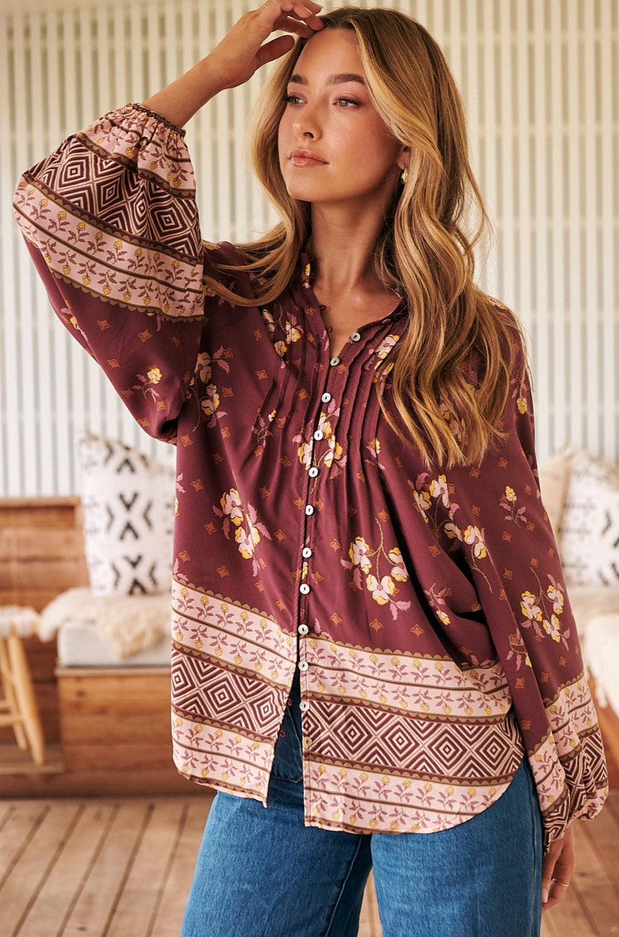  JAASE | DOLCETTO LARNIE BLOUSE | Bohemian Love Runway